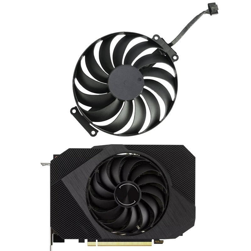 LTANDBR مروحة GPU 95MM 6PIN T129215SU CF1010U12D RTX3050 RTX3060 Phoenix ITX لاستبدال مروحة التبريد لبطاقة الرسوميات ASUS Phoenix RTX 3050 3060 - Image 1